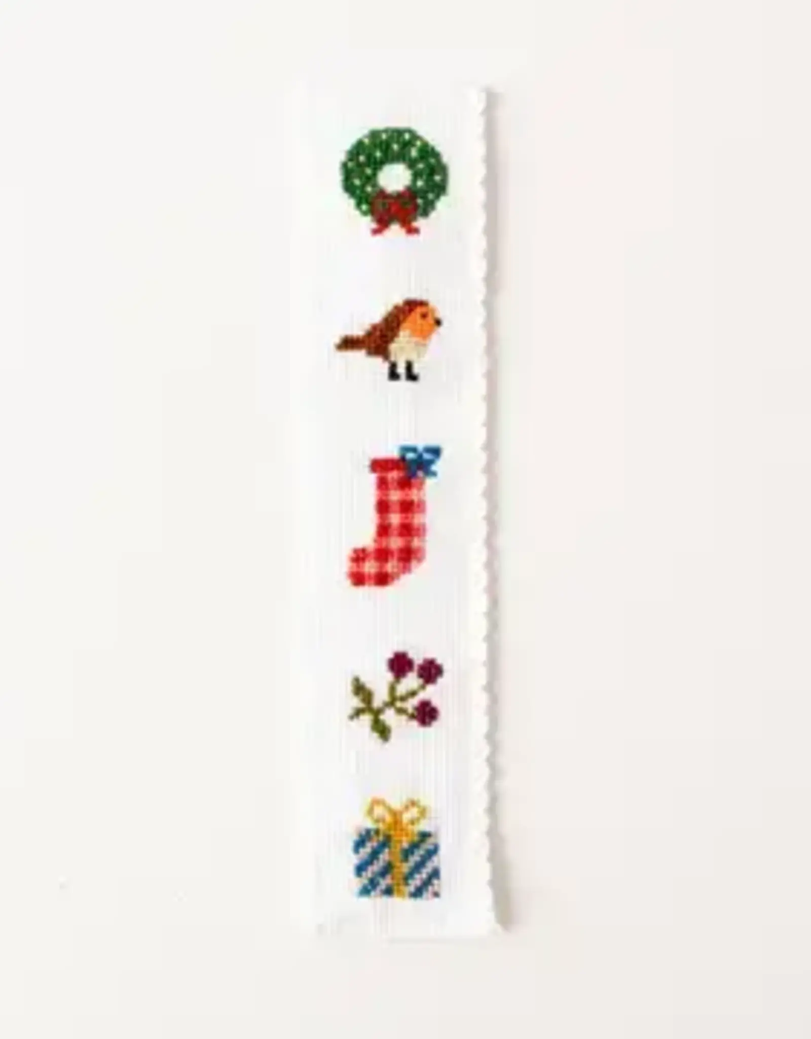 Cotton Clara Cross Stitch Bookmark Kit- Christmas