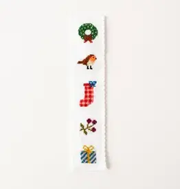 Cotton Clara Cross Stitch Bookmark Kit- Christmas