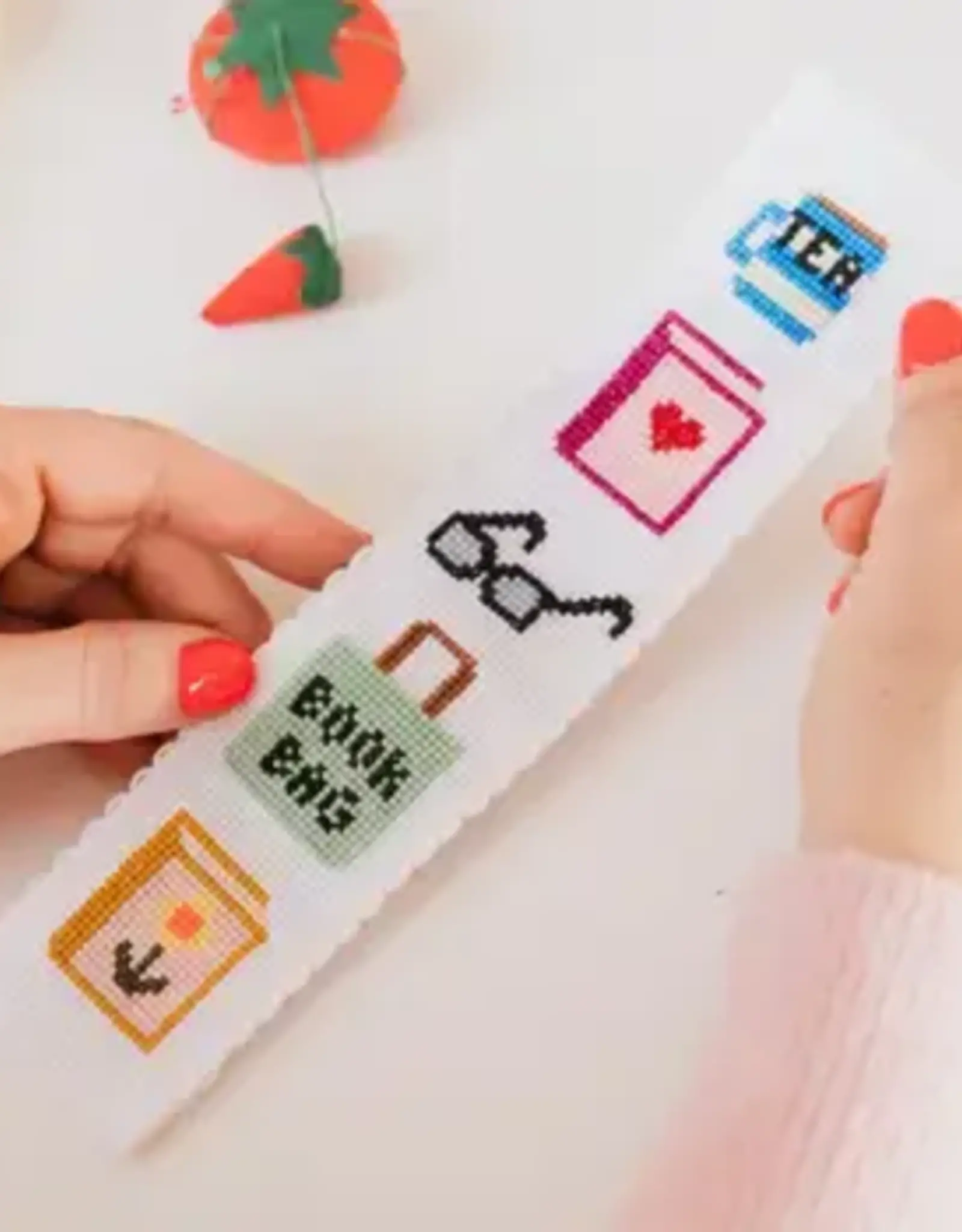 Cotton Clara Cross Stitch Bookmark Kit- For The Reader