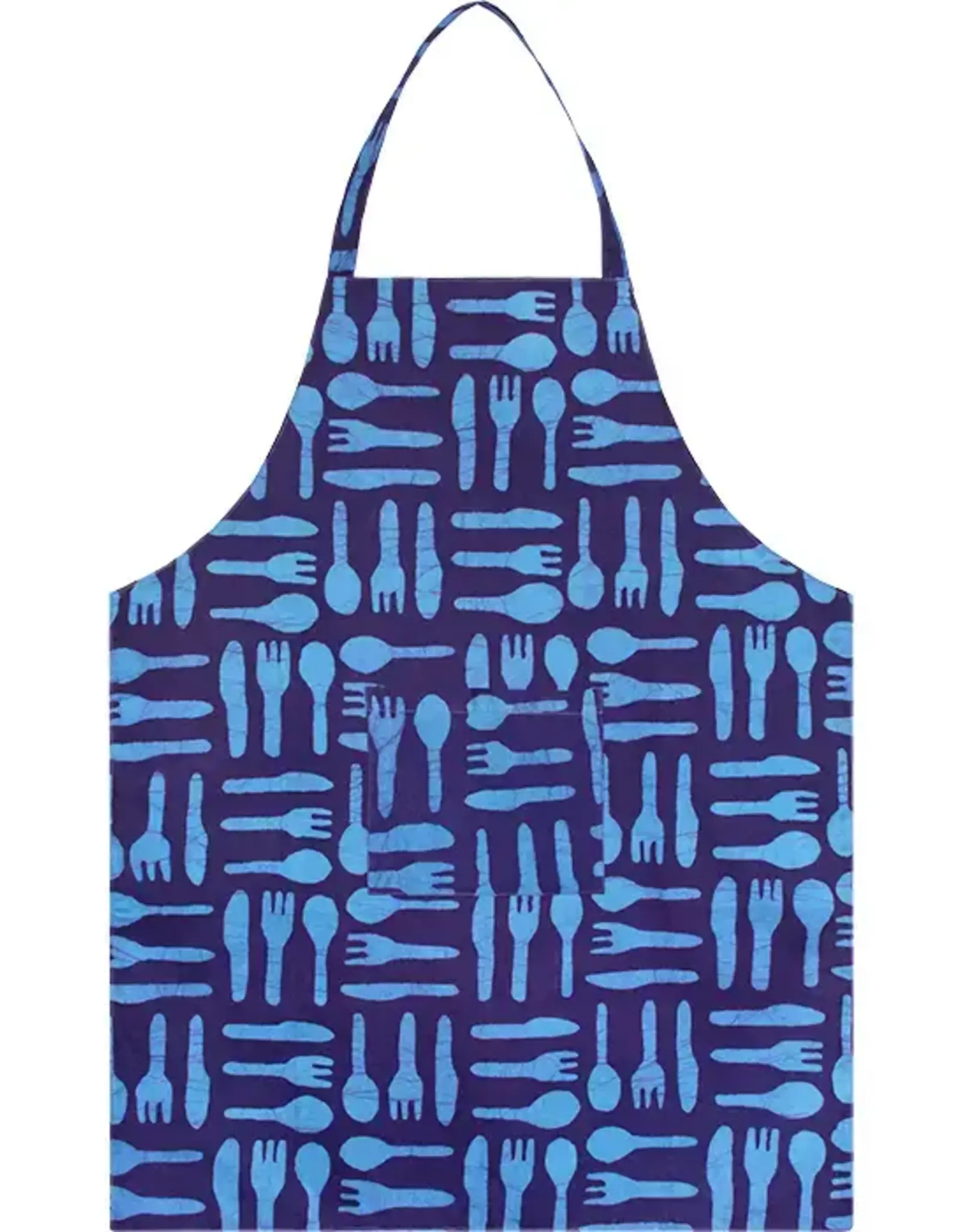 Global Mamas Apron Reversible-  Silverware