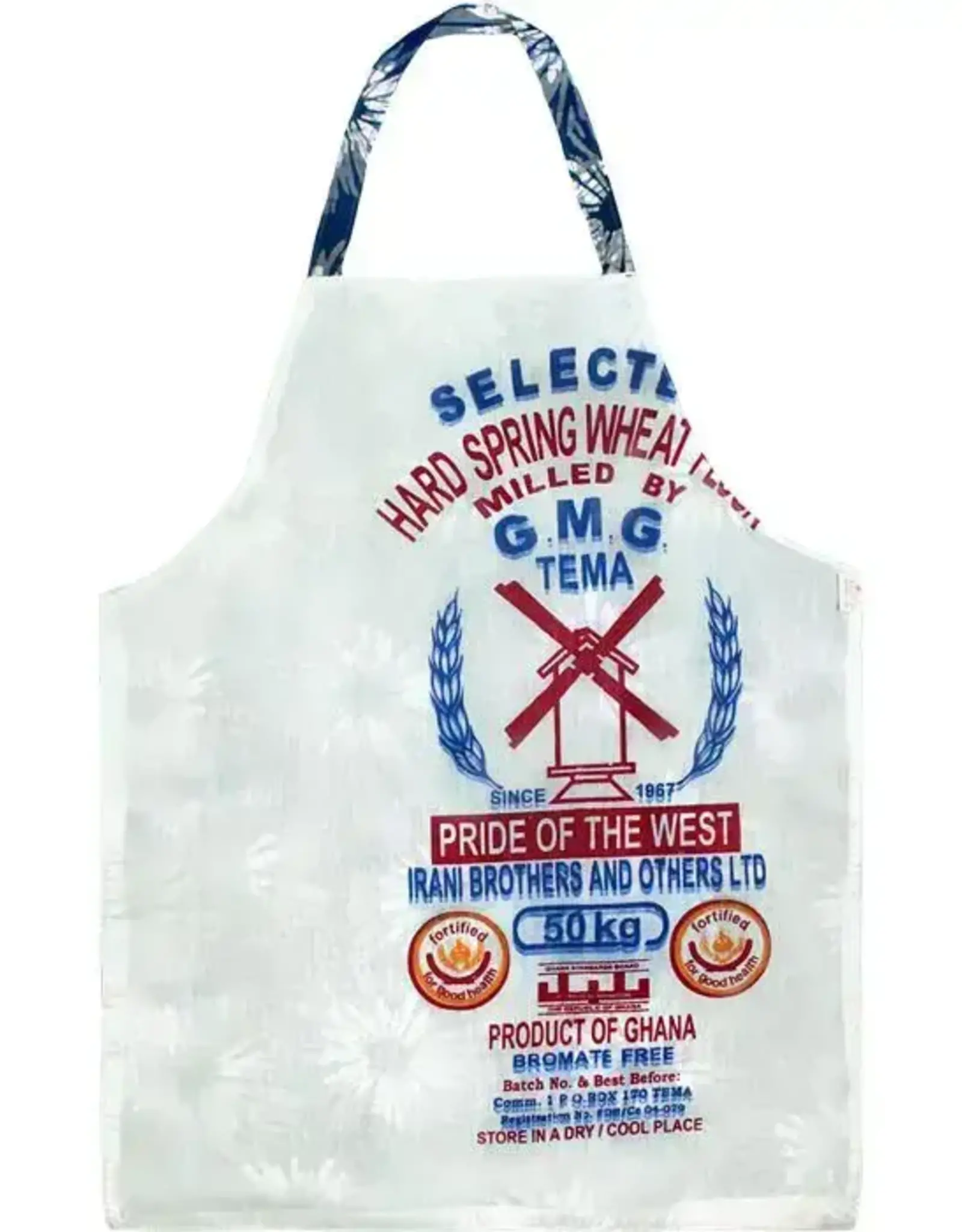 Global Mamas Apron Reversible-  Silverware