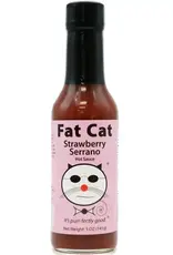 Fat Cat Strawberry Serrano Hot Sauce- 5 oz
