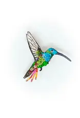 Trovelore Emerald Chin Hummingbird Pin