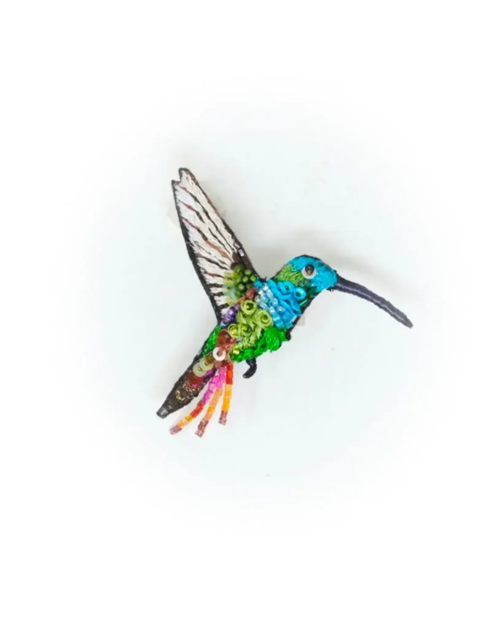 Trovelore Emerald Chin Hummingbird Pin