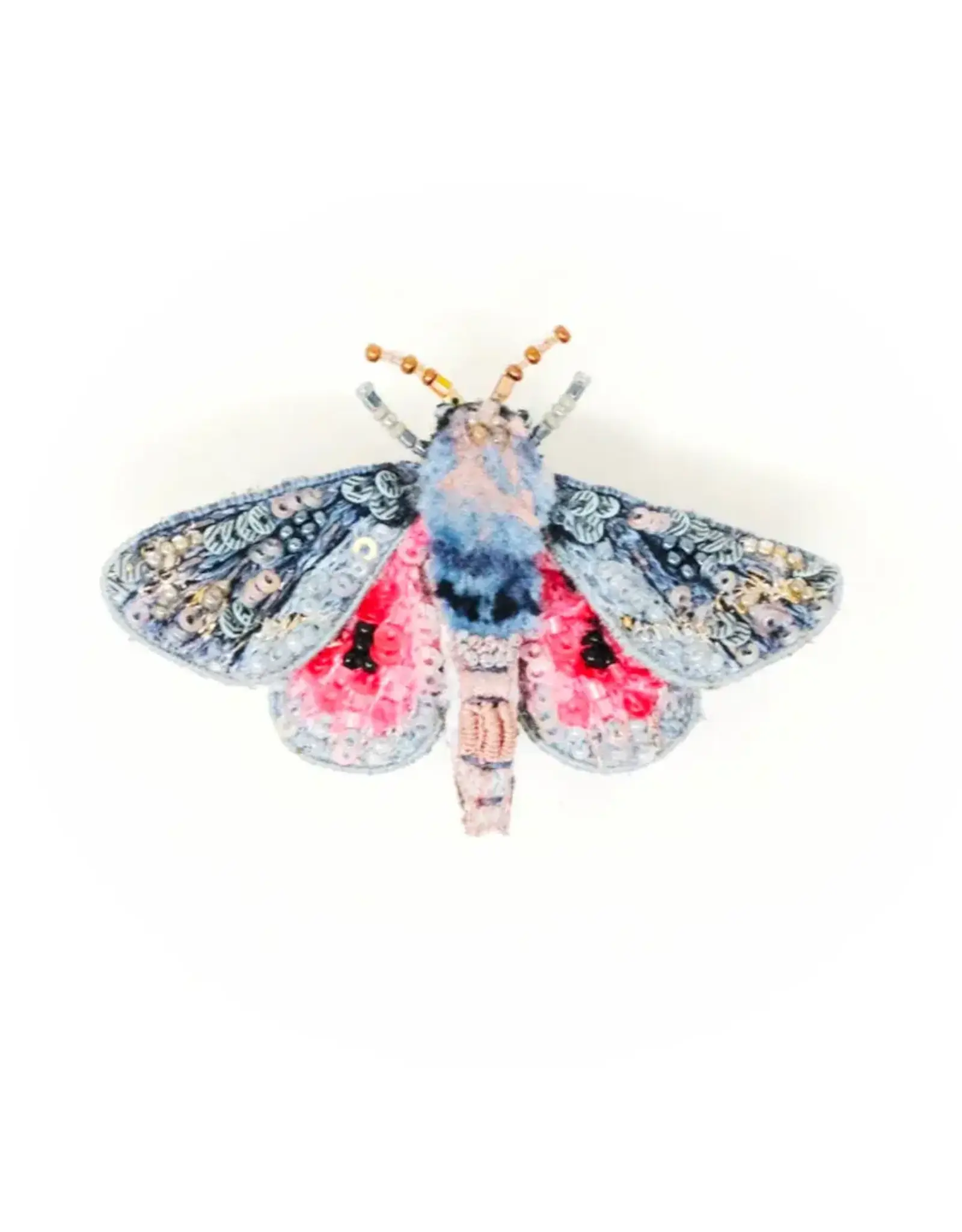 Trovelore Hubbards Silk Moth Pin