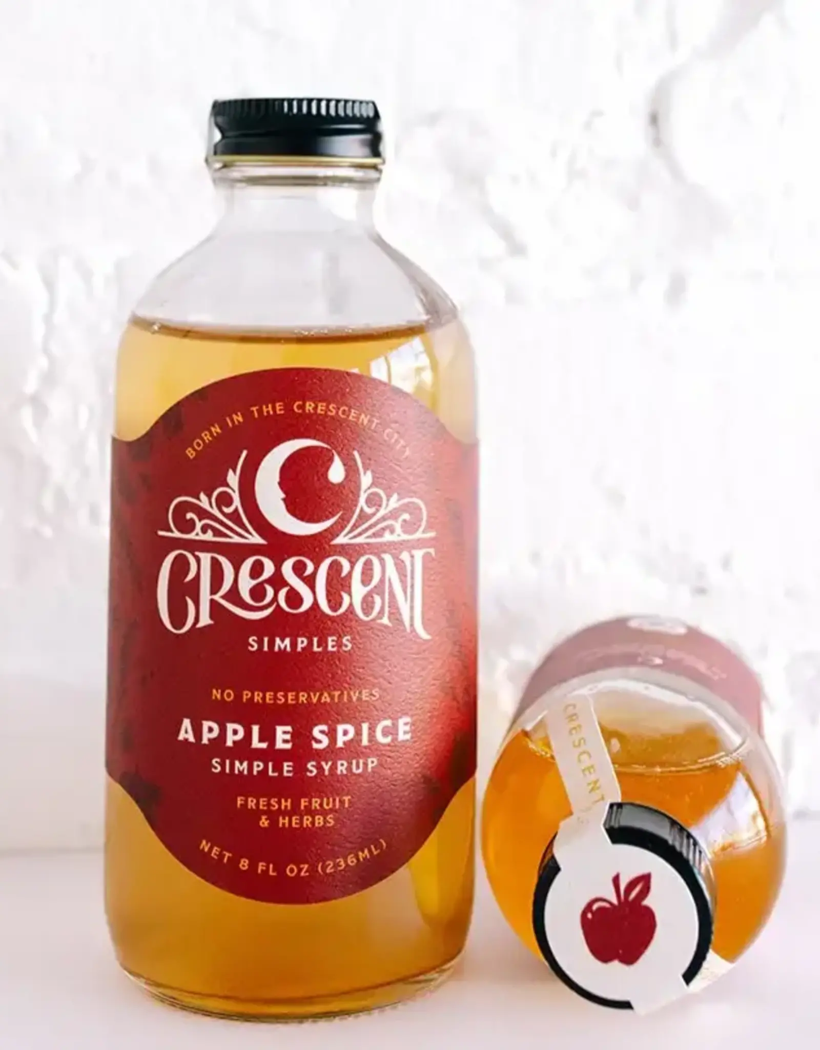 Crescent Simples Apple Spice Simple Syrup 8 oz