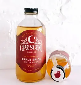 Crescent Simples Apple Spice Simple Syrup 8 oz