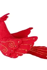 DZI Handmade Tree Topper- Cardinal