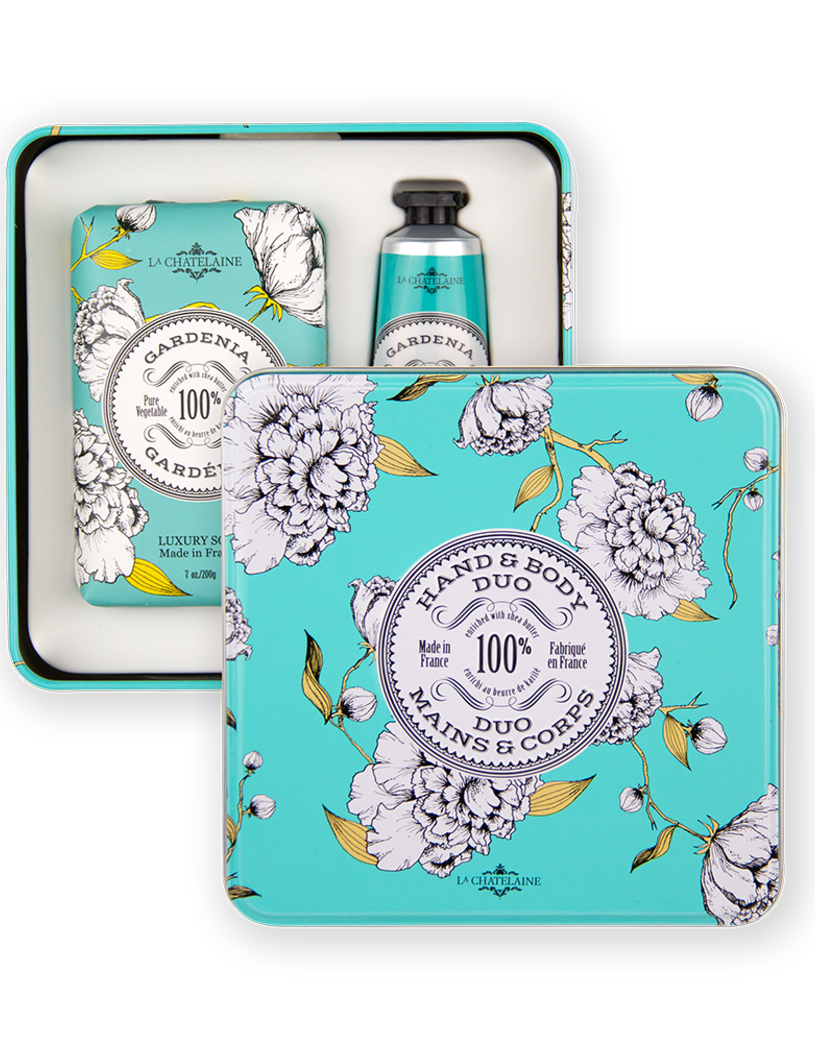La Chatelaine Gardenia Hand + Body Duo