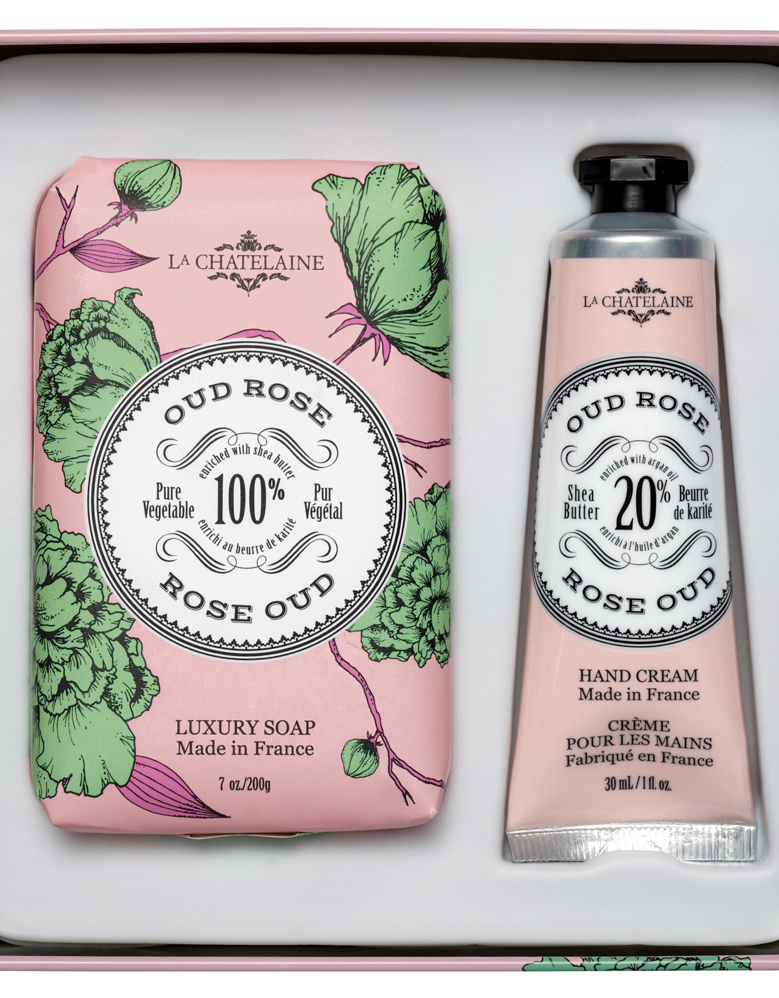 La Chatelaine Wood Rose Hand + Body Duo