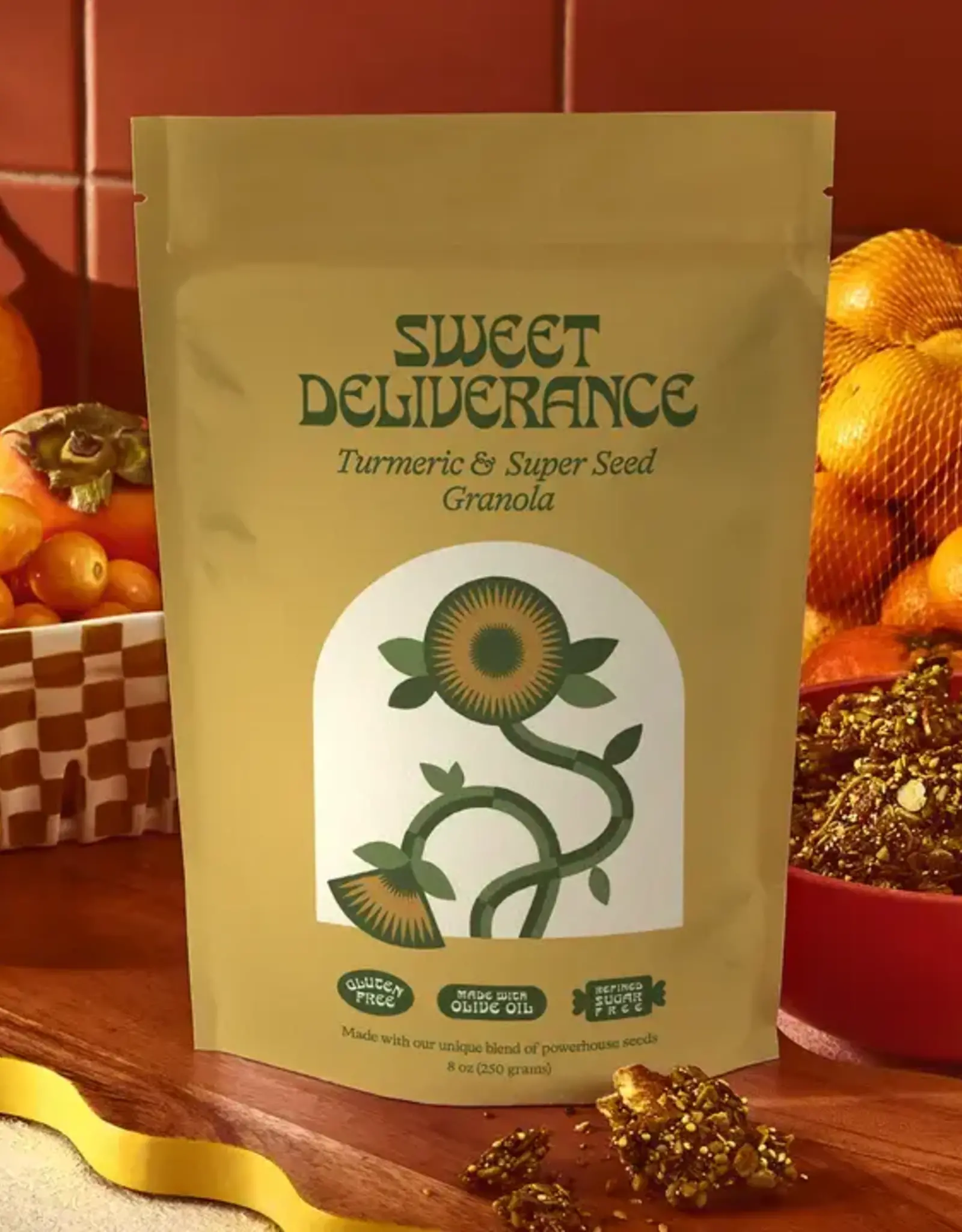 Sweet Deliverance Tumeric & Super Seed Granola