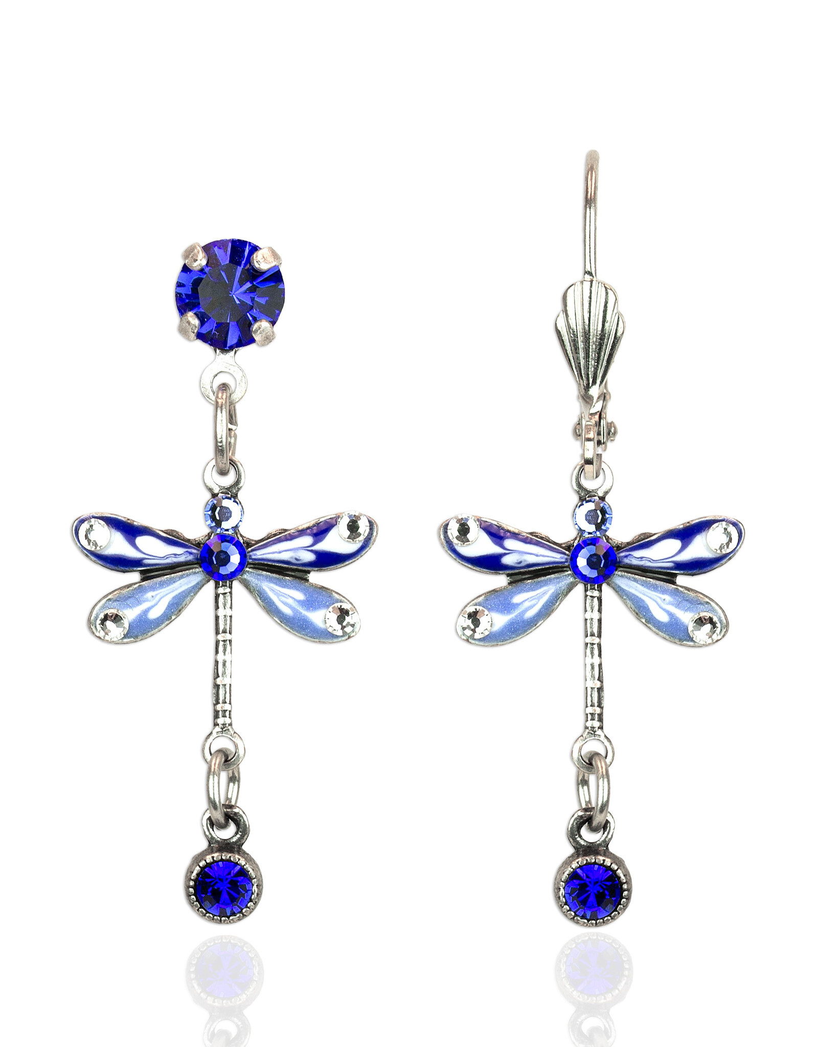 Anne Koplik Dragonfly Earring With Blue Drop  ES3347SAP
