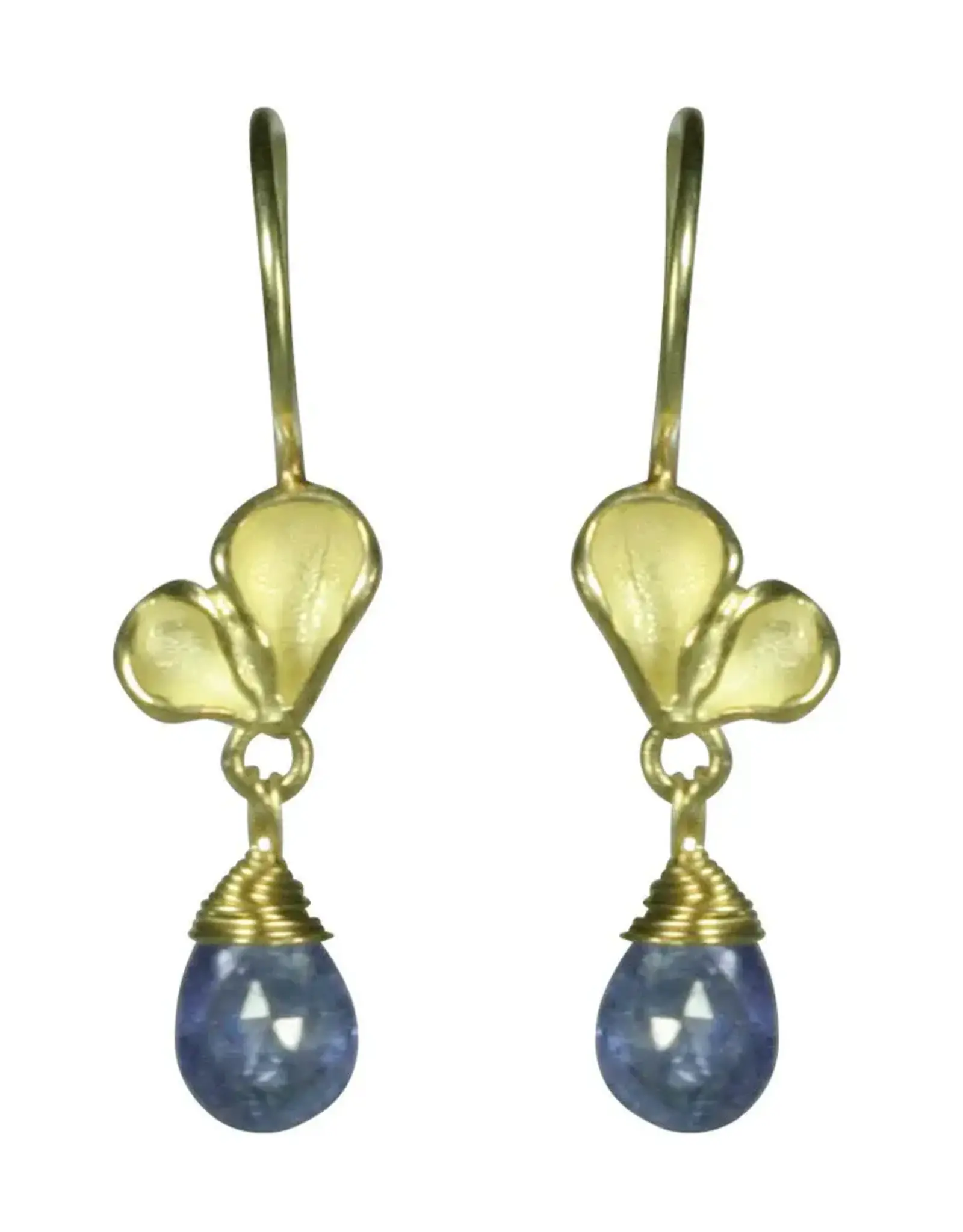 Sarah Richardson Jewelry Petite Double Petal Drop Earrings PER39VLBT Hook