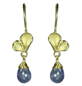 Sarah Richardson Jewelry Petite Double Petal Drop Earrings PER39VLBT Hook