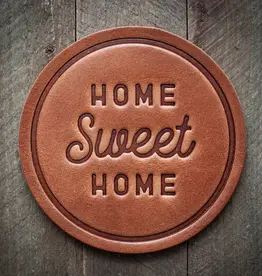 Sugarhouse Leather Home Sweet Home Coaster
