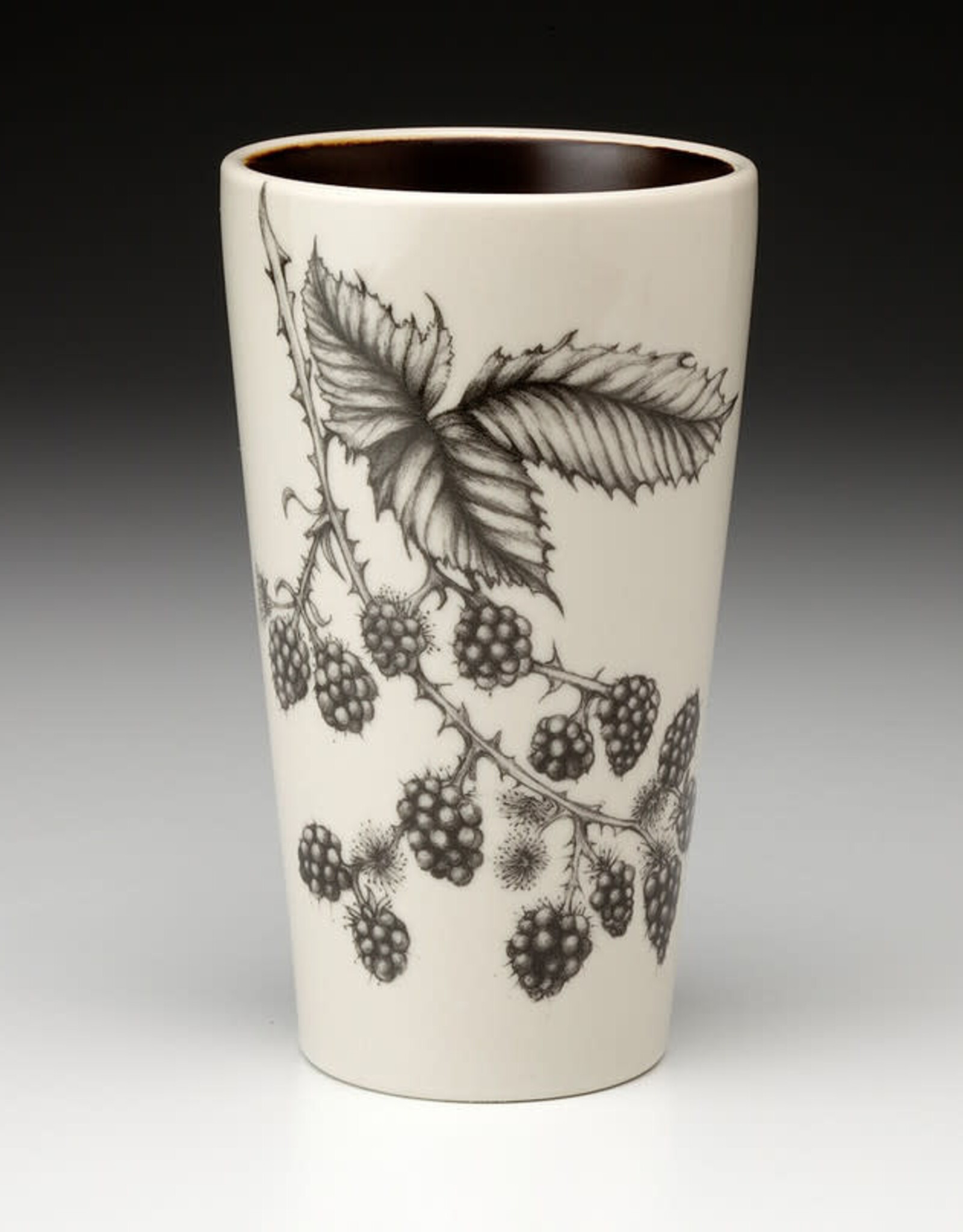 Laura Zindel Designs Blackberries Tumbler With Lid