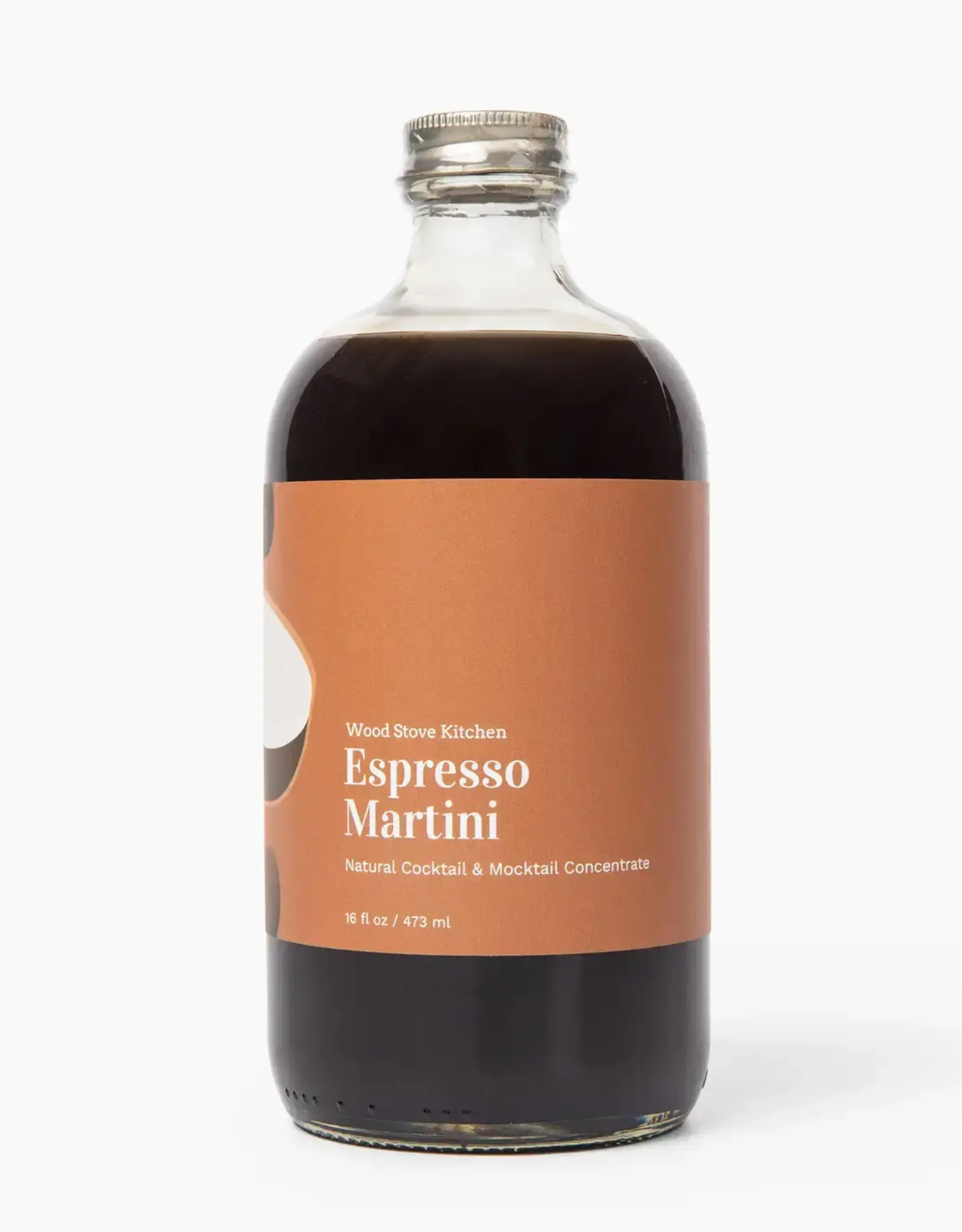 Wood Stove Kitchen Cocktail/Mocktail Mixer 16 oz- Espresso Martini