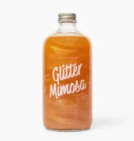 Wood Stove Kitchen Cocktail/Mocktail Mixer 16 oz- Glitter Mimosa