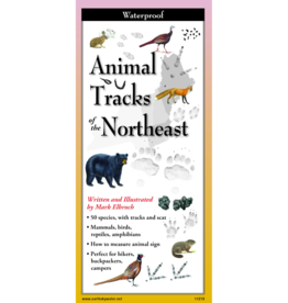 Earth Sky Water Folded Guide: Animal Tracks of the Northeast
