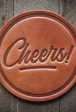 Sugarhouse Leather Cheers Coaster