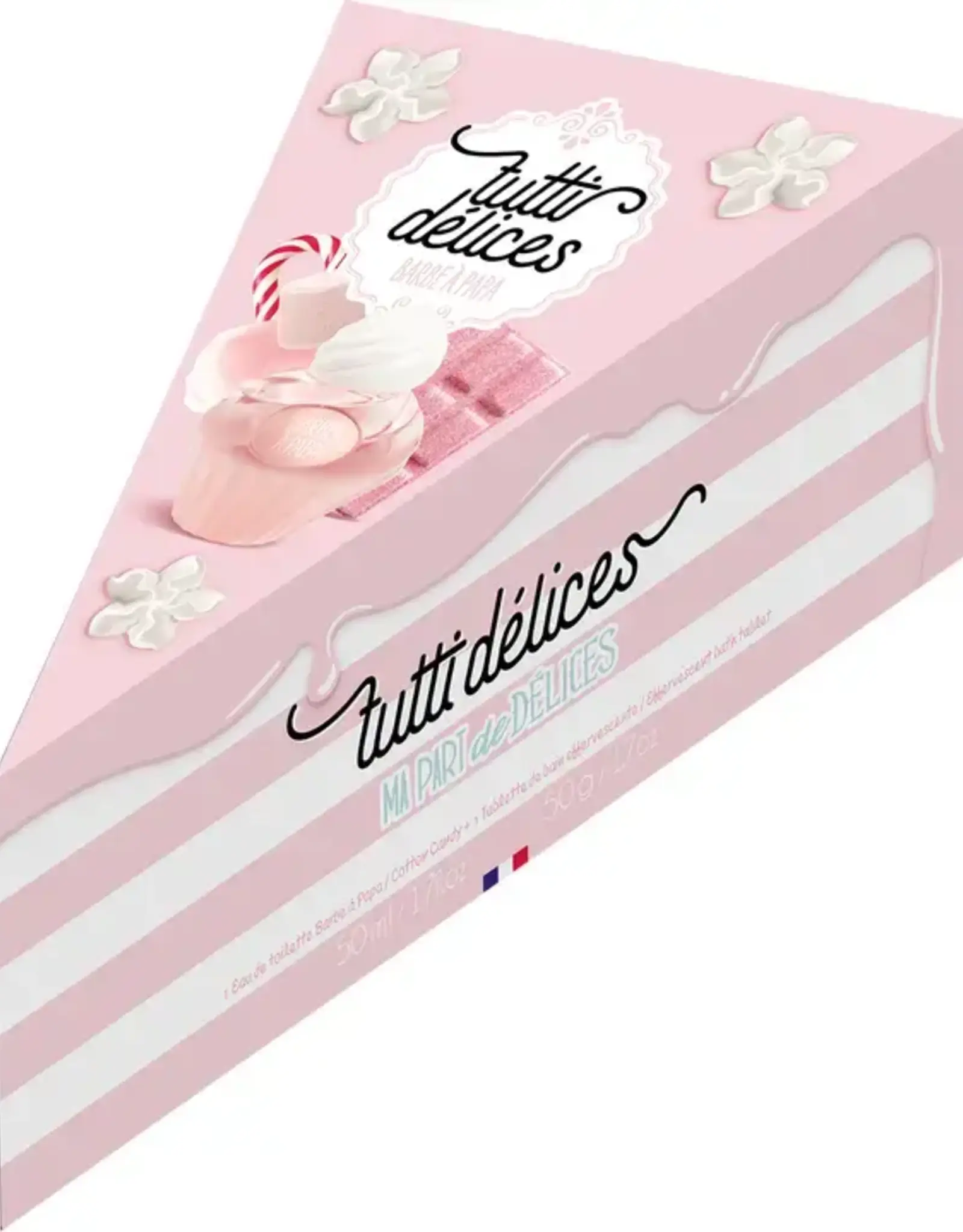 Tutti Delices Gift Set- Cotton Candy 50 ML+Bath Tablet