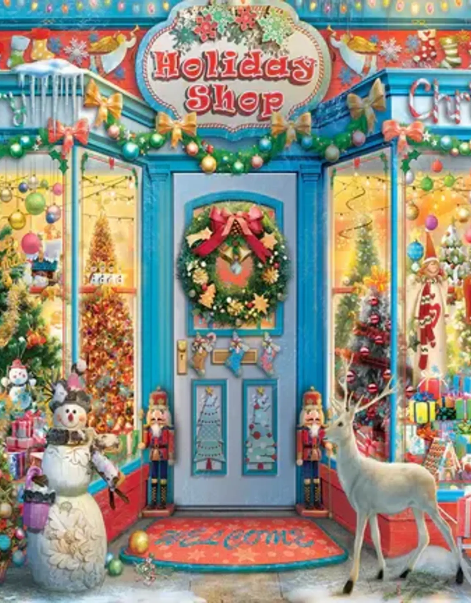 White Mountain Puzzles Holiday Shop 1000 Pc
