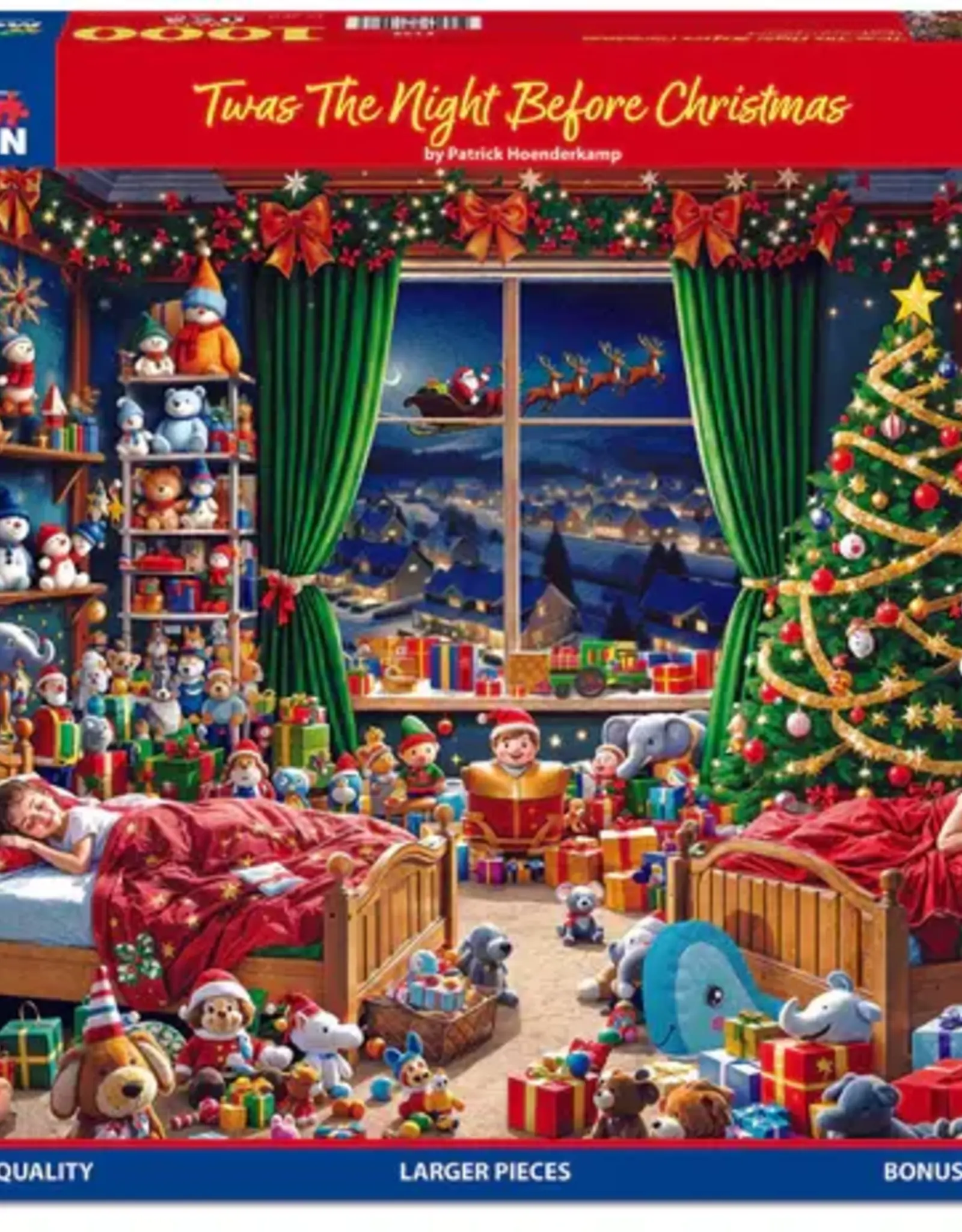 White Mountain Puzzles Twas The Night Before 1000 Pc