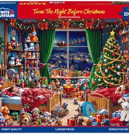 White Mountain Puzzles Twas The Night Before 1000 Pc