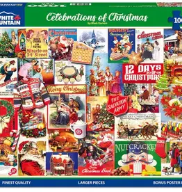 White Mountain Puzzles Celebrations of Christmas 1000 Pc
