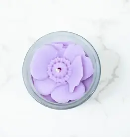 Multifaceted Flower Candle- Poppy 2.5 oz