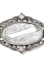 Anne Koplik AVPS300CRY Pin- Oval Crystal