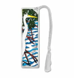 David Howell & Company Egret  Metal Bookmark