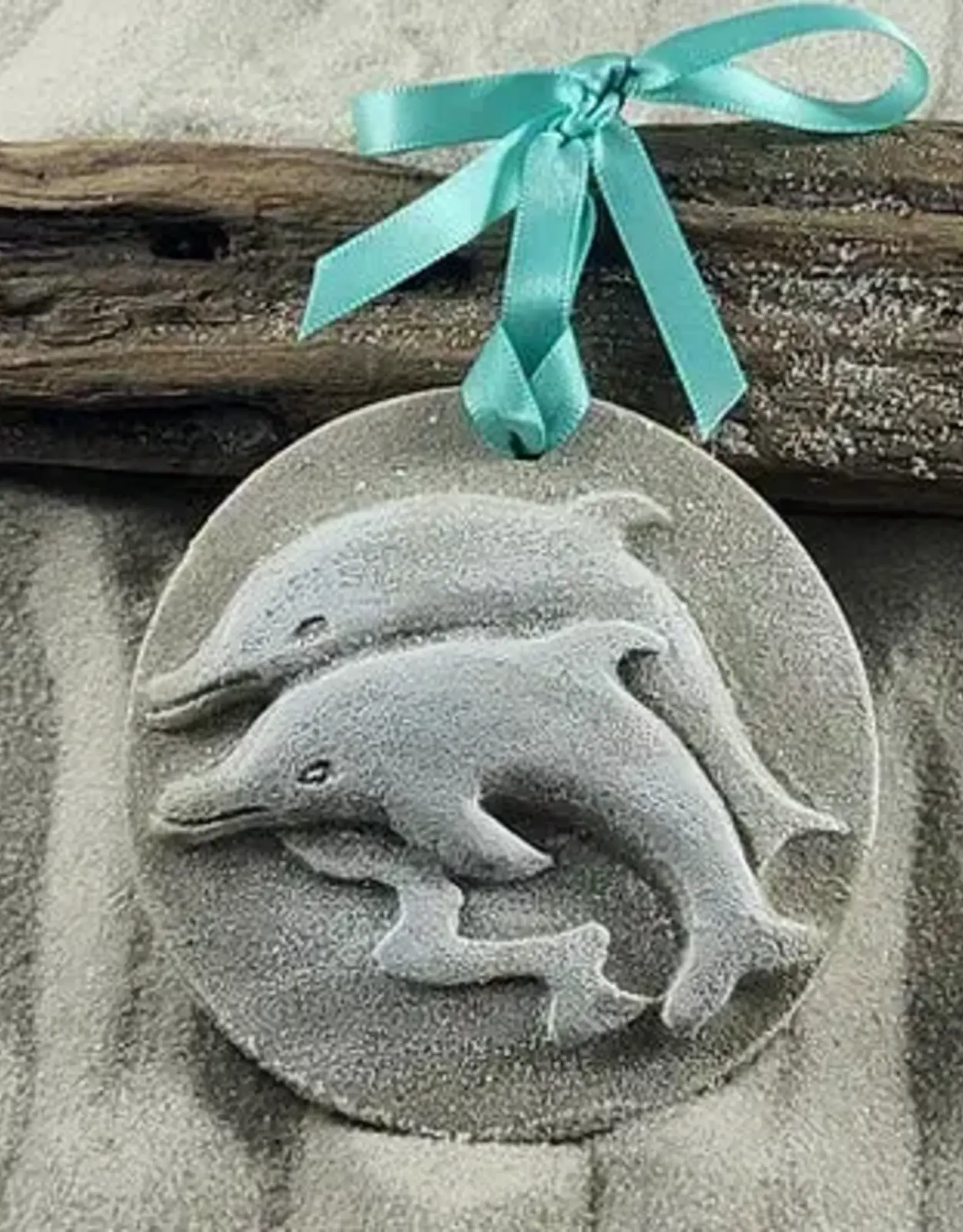 The Sand Store Dolphins Jumping Sand Ornament