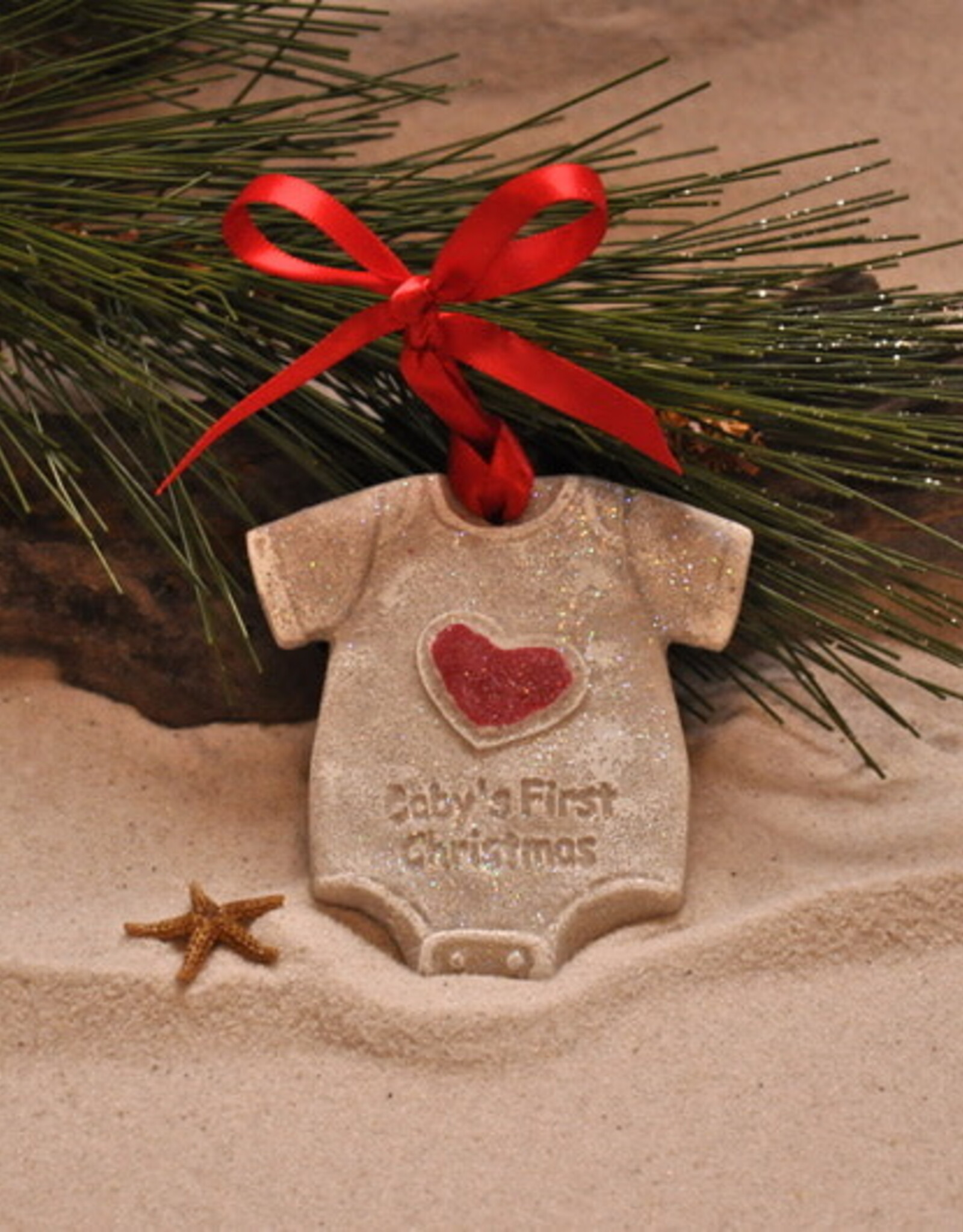 The Sand Store Baby's First Christmas Sand Ornament