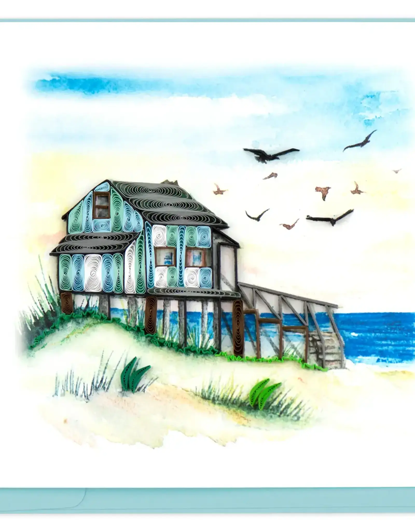 Quillin Cards Beach House Card