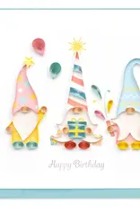 Quilling Cards Birthday Gnomes Card