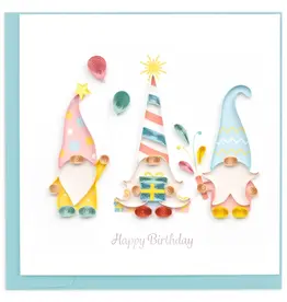 Quilling Cards Birthday Gnomes Card