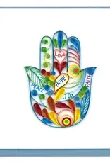 Quilling Cards Hamsa Hand Card