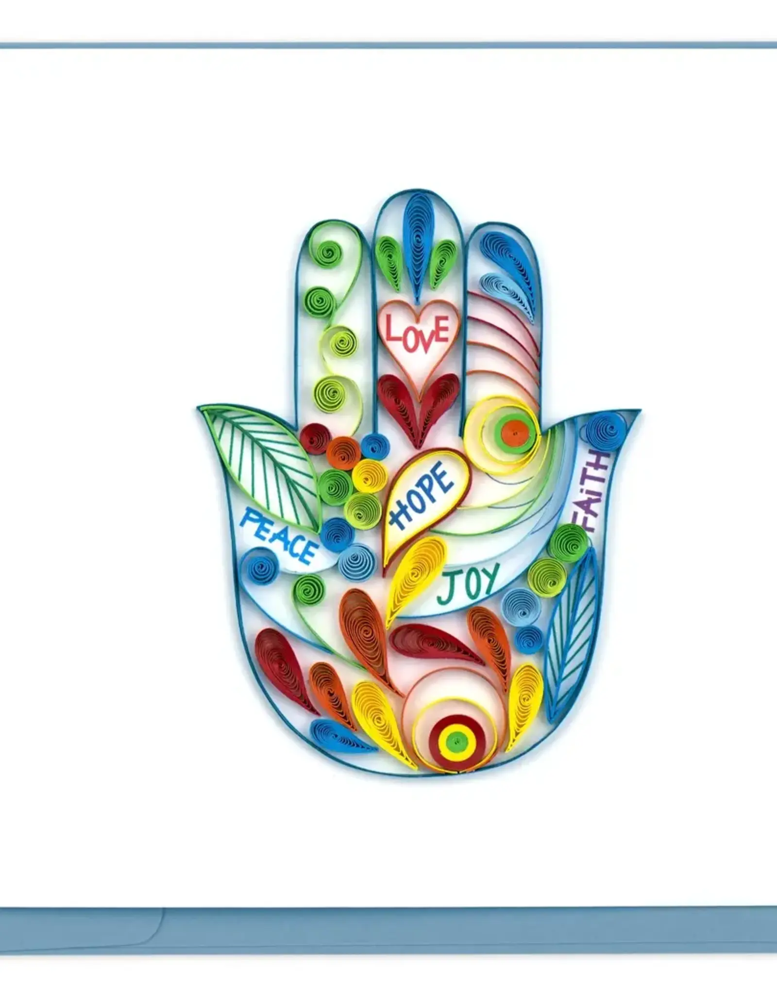 Quillin Cards Hamsa Hand Card