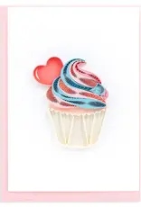 Quillin Cards Lovely Cupcake Mini Card