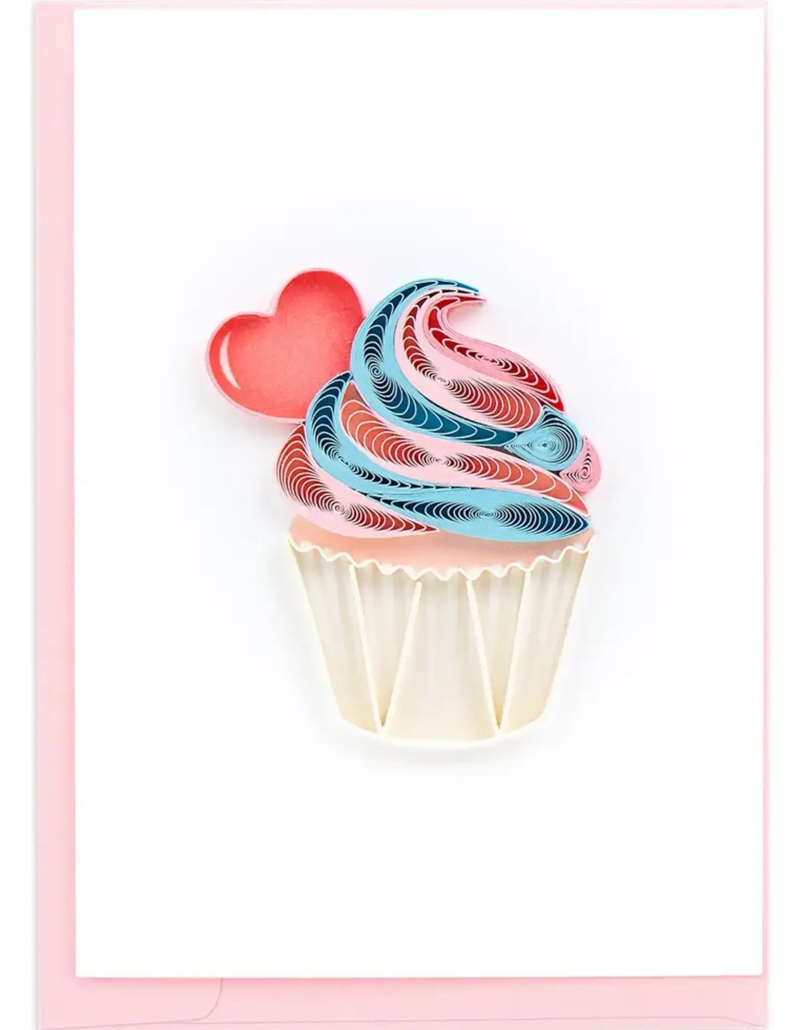 Quillin Cards Lovely Cupcake Mini Card