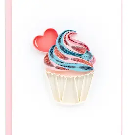 Quillin Cards Lovely Cupcake Mini Card