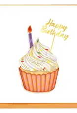 Quillin Cards Polka Dot Cupcake Card