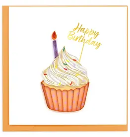 Quillin Cards Polka Dot Cupcake Card