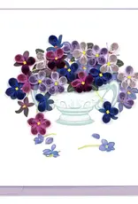 Quillin Cards Violet Bouqet Card