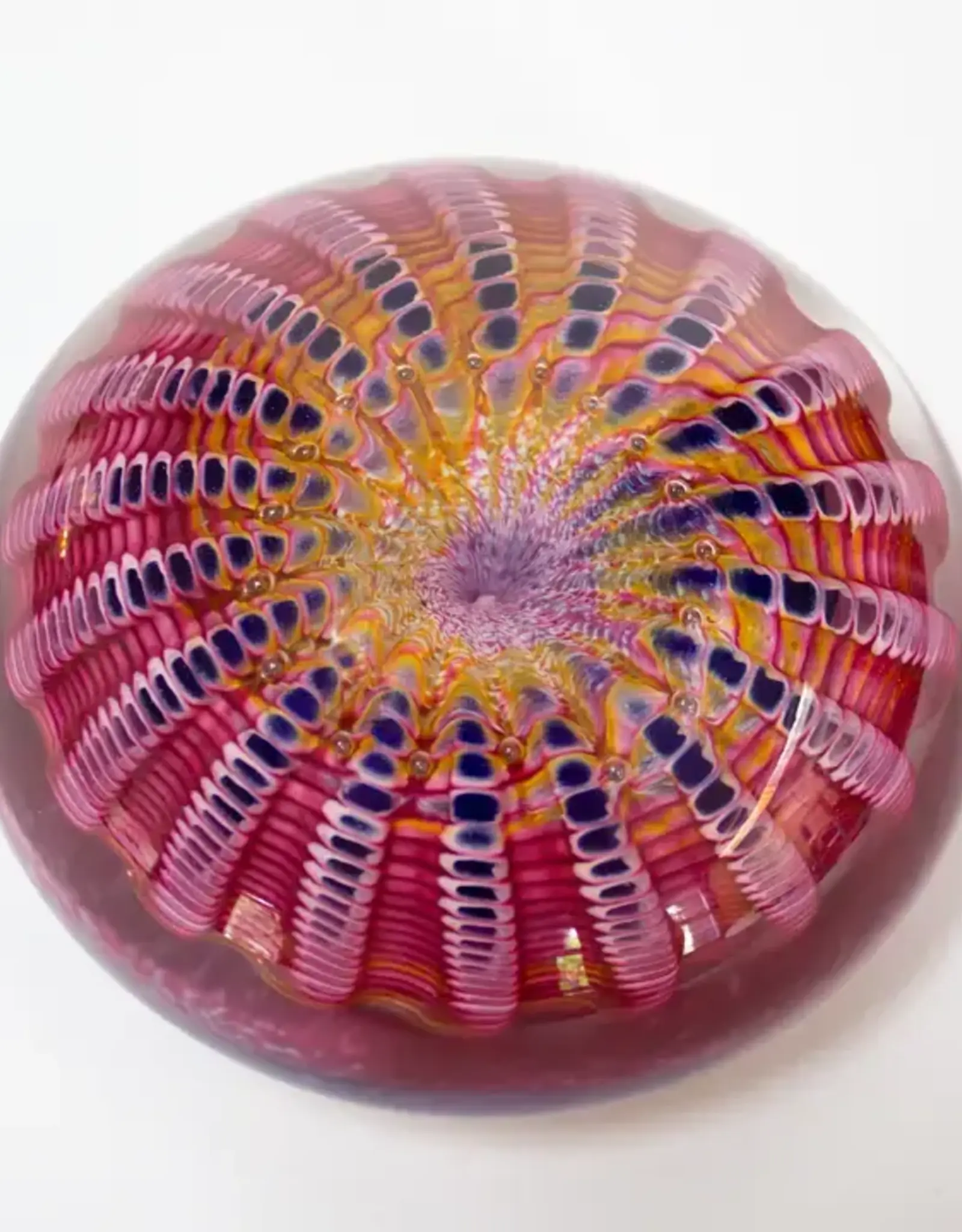Epiphany Studios Sea Urchin Paperweight- Pink