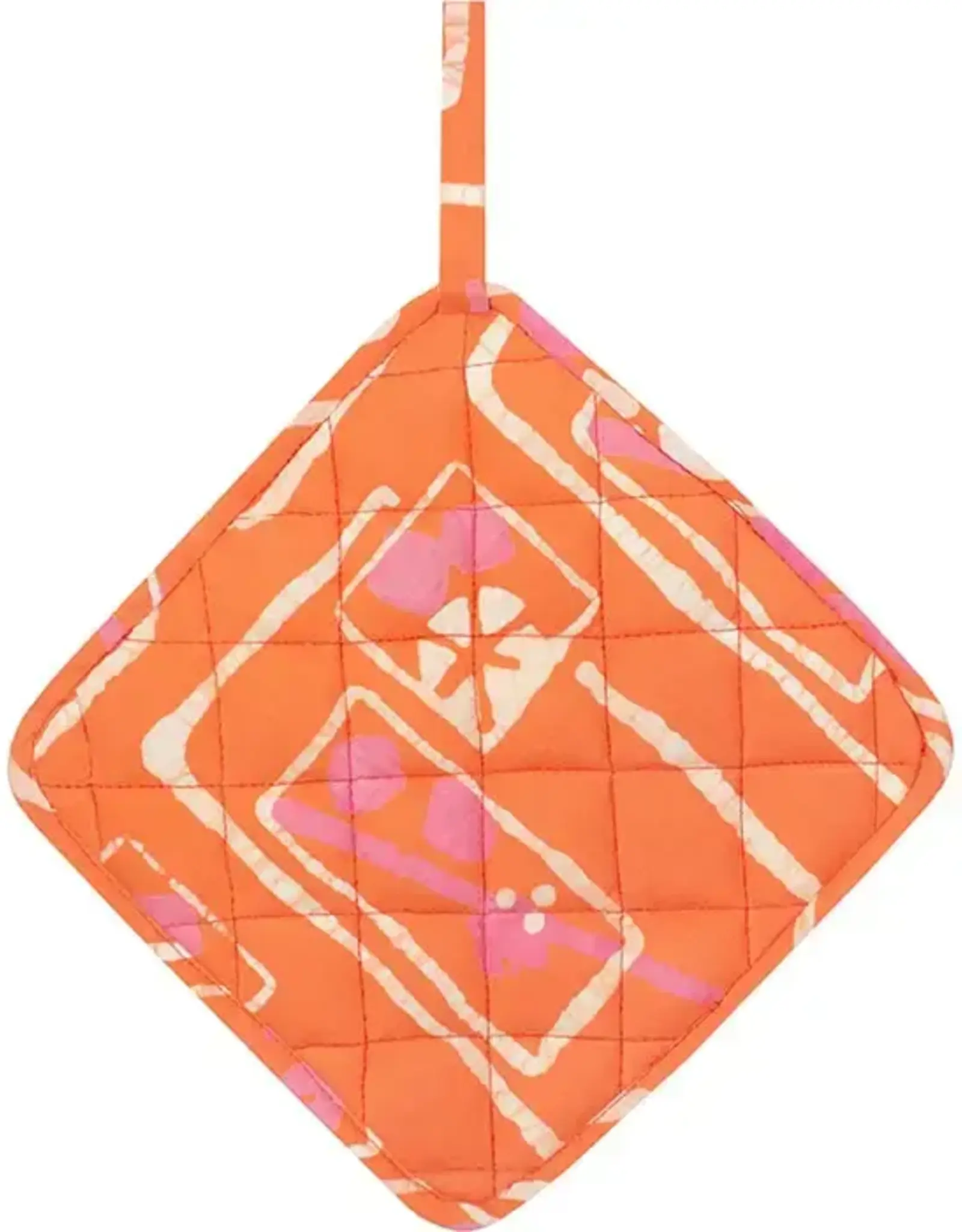 Global Mamas Pot Holder- Mocktails- Orange