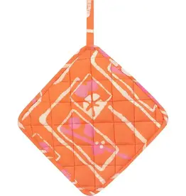 Global Mamas Pot Holder- Mocktails- Orange