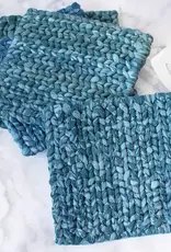 Global Mamas Woven Trivet- Teal