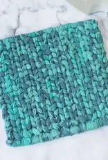 Global Mamas Woven Trivet- Sea Glass